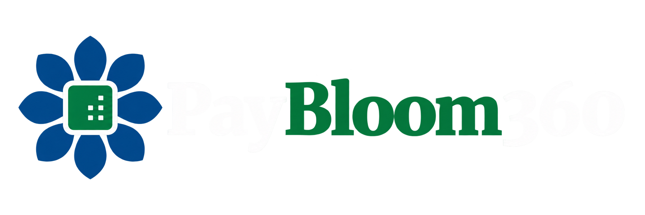 PayBloom360 clean horizontal wordmark
